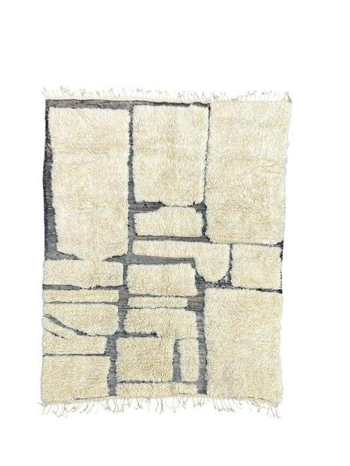 Nouveau tapis berbère en laine shaggy fait main au Maroc -, Huis en Inrichting, Stoffering | Tapijten en Vloerkleden