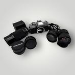 Minolta XG-M + MD 1,7/50mm + Soligor 28mm + 28-70mm +, Nieuw