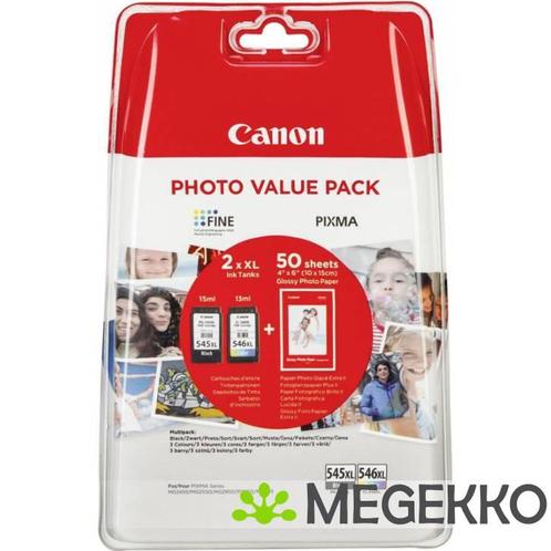 Canon PG-545 XL / CL-546 XL Photo Value Pack GP-501 50 bl., Computers en Software, Overige Computers en Software, Nieuw, Verzenden