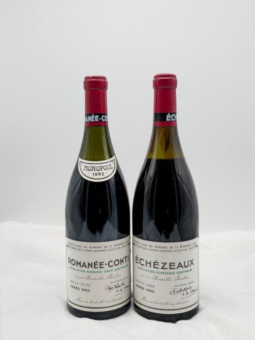 Domaine de la Romanee-Conti: 1992 Romanée-Conti & 1990, Verzamelen, Wijnen