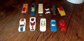 Matchbox 1:64 - 10 - Voiture miniature - Lot de 10 Lesney