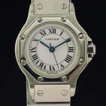 Cartier Santos 0906 uit 1979, Handtassen en Accessoires, Horloges | Dames, Verzenden