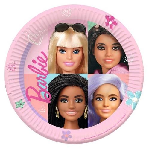 Barbie Borden 23cm 8st, Hobby en Vrije tijd, Feestartikelen, Nieuw, Verzenden