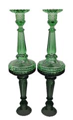 Val Saint Lambert - Chandelier Hubert - art nouveau - Verre