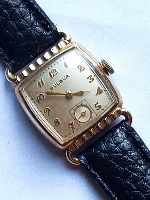 Bulova - Art Deco - Zonder Minimumprijs - Unisex - 1950-1959, Handtassen en Accessoires, Horloges | Heren