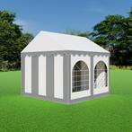 Partytent 3x3 PVC - Premium | Grijs / wit, Tuin en Terras, Nieuw, Minder dan 5 meter, Verzenden, Minder dan 4 meter