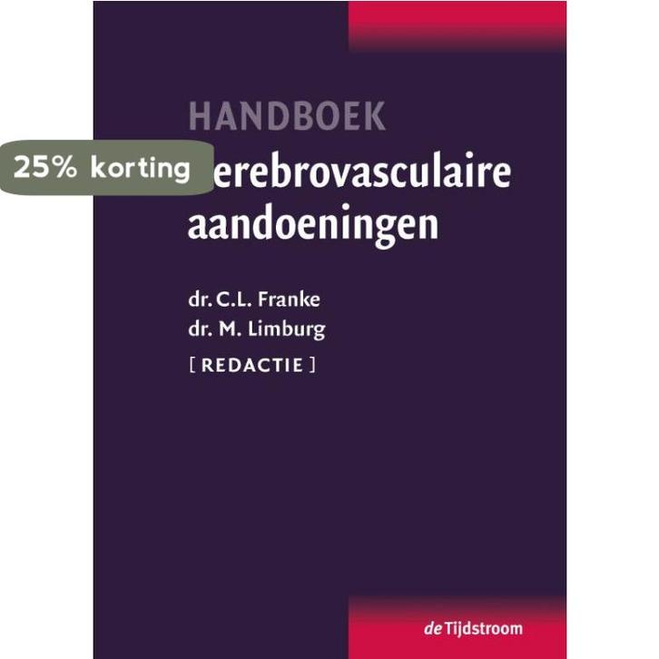 Handboek cerebrovasculaire aandoeningen 9789058981004, Livres, Science, Envoi