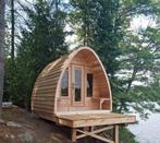 Pod Sauna | Red Cedar Knotty Premium Canadese buitensauna, Sport en Fitness, Ophalen of Verzenden, Nieuw, Fins of Traditioneel