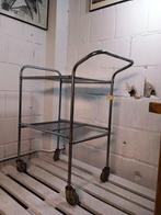 Salontafel - Vintage medische tafel, likeurkast - Metaal, Antiek en Kunst