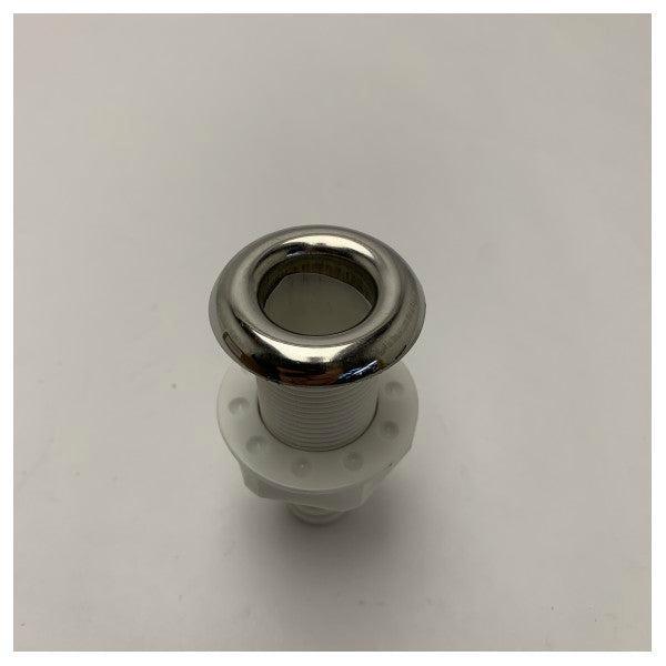 Bieden: Nuova Rade Thru-Hull w/Inox Flange 3/4 inch with H, Watersport en Boten, Bootonderdelen, Ophalen of Verzenden