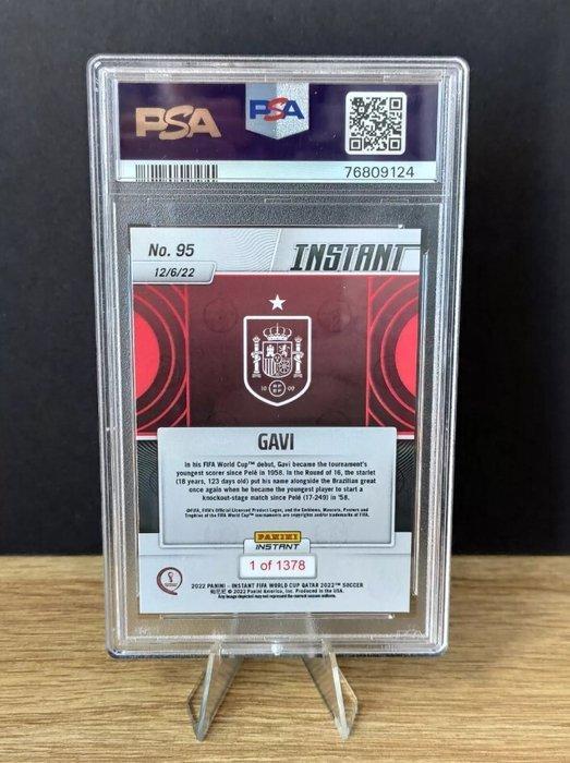 2022 Panini Instant World Cup Gavi #95 rookie - PSA 10 - 1, Verzamelen, Stickers