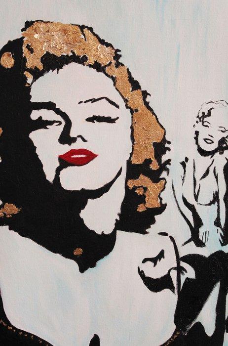 Mercedes Gilaberte - Marilyn Monroe, Antiquités & Art, Art | Peinture | Moderne