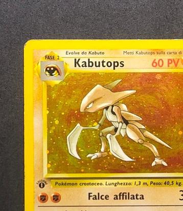 WOTC Pokémon - 1 Card - Fossil - ITA - Kabutops Holo - 1°, Hobby en Vrije tijd, Verzamelkaartspellen | Pokémon, Nieuw