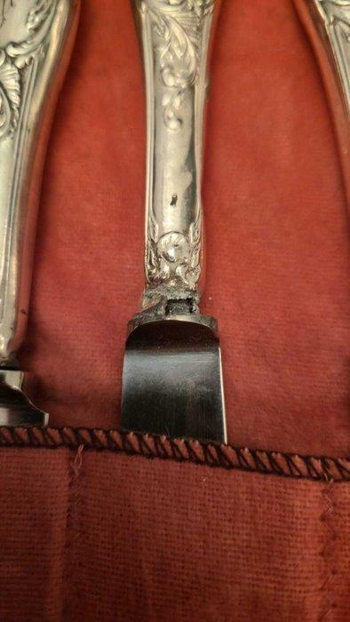 Bestekset voor 12 personen (76) - .800 zilver, Antiek en Kunst, Antiek | Zilver en Goud