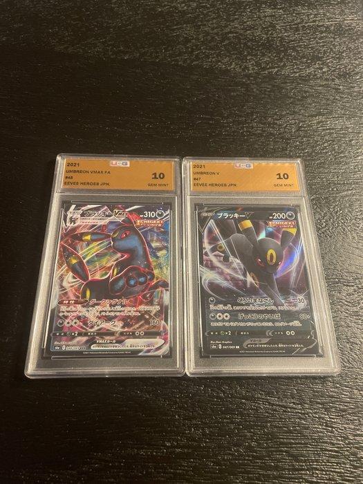 Wizards of The Coast - 2 Graded card - KANGASKHAN EX Full Art & Holo - UCG  10 - Catawiki