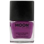 Moon Glow Glow in the Dark Nail Polish Purple 14ml, Nieuw, Verzenden