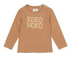 Koko Noko - Meisjes Shirt Camel, Enfants & Bébés, Vêtements enfant | Taille 140, Ophalen of Verzenden