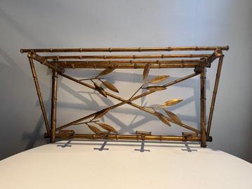 Kapstok - gouden metaal, Antiek en Kunst, Curiosa en Brocante