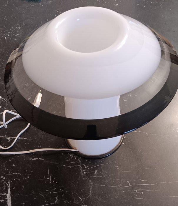 Tafellamp - Wit melkglas, geblazen Murano, Antiek en Kunst, Curiosa en Brocante