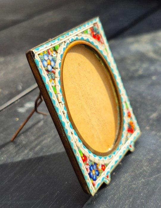Fotolijst - Mozaïek - Italiaans micromozaïek, Antiek en Kunst, Antiek | Overige Antiek