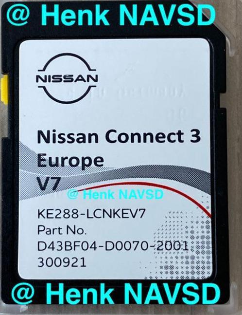 Nissan Connect 3 Navigatie Update V7 SD Kaart ORIGINEEL 2022, Informatique & Logiciels, Logiciel Navigation, Envoi