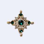 Kenneth Jay Lane - Plaqué or - Broche - Croix maltaise, Antiek en Kunst