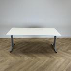 verstelbaar bureau 180x90 cm, wit - grijs, Maison & Meubles, Bureaux, Bureau