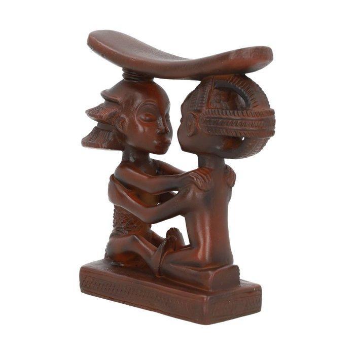 Beeldje - African art - Hars, Antiek en Kunst, Kunst | Designobjecten
