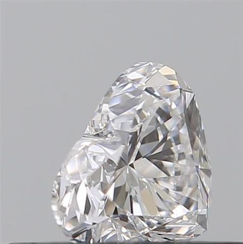 1 pcs Diamant (Naturelle) - 0.40 ct - Cœur - D (incolore) -, Handtassen en Accessoires, Edelstenen