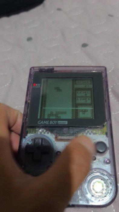 Nintendo - Gameboy Pocket - Transparent purple -, Games en Spelcomputers, Spelcomputers | Overige Accessoires