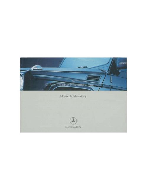 2002 MERCEDES BENZ G KLASSE INSTRUCTIEBOEKJE DUITS, Autos : Divers, Modes d'emploi & Notices d'utilisation, Enlèvement ou Envoi