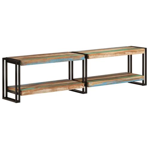 vidaXL Tv-meubel 160x30x40 cm massief gerecycled hout, Maison & Meubles, Armoires | Mobilier de télévision, Envoi