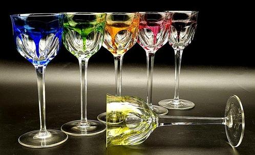 Moser & Söhne - Drinkset (6) - Kristal, Antiek en Kunst, Antiek | Meubels | Tafels