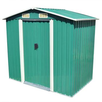 vidaXL Tuinberging 204x132x186 cm metaal groen, Verzenden