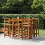 vidaXL Barkrukken 6 st massief acaciahout, Tuin en Terras, Tuinstoelen, Verzenden, Nieuw