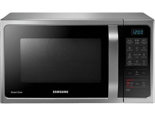 Samsung -  Combi Microgolfoven  - Zilver, Elektronische apparatuur, Microgolfovens, 60 cm of meer, Draaiplateau, Nieuw, Combi-microgolfoven