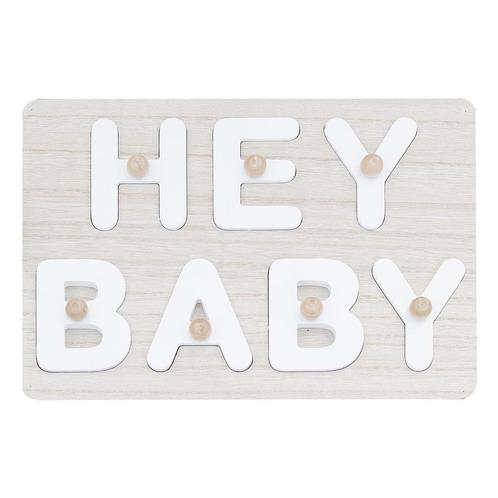 Gastenboek Hey Baby Puzzel 12,2cm, Hobby en Vrije tijd, Feestartikelen, Nieuw, Verzenden