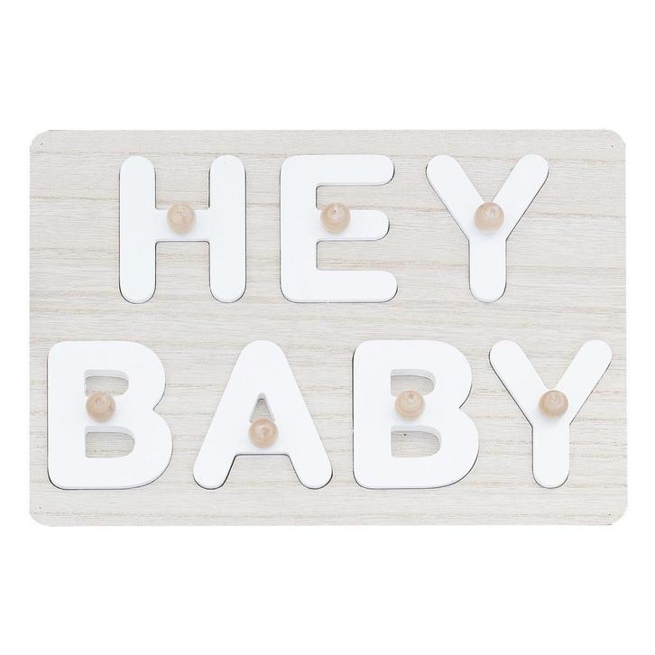 Gastenboek Hey Baby Puzzel 12,2cm, Hobby en Vrije tijd, Feestartikelen, Nieuw, Verzenden