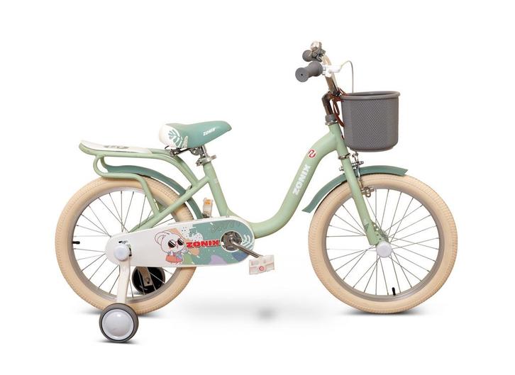 Zonix Meisjesfiets 18 Inch Pastelgroen Kinderfiets Met, Fietsen en Brommers, Fietsen | Meisjes, Ophalen of Verzenden