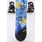 130 kinder snowboard SALOMON EL CAPITAN, BLACK/blue, WOODCOR, Sport en Fitness, Snowboarden, Verzenden, Nieuw