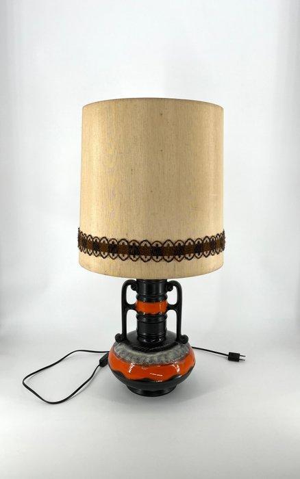 Tafellamp - Keramiek, Textiel - Dikke lava, Antiek en Kunst, Kunst | Designobjecten