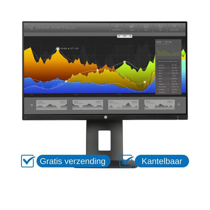 HP Z23n 23 inch  Full HD Randloos Monitor, Computers en Software, Monitoren, Gebruikt, Ophalen of Verzenden