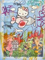 Dillon Boy (1979) - Rare Sanrio Hello Kitty Art Graffiti, Antiek en Kunst, Kunst | Schilderijen | Modern