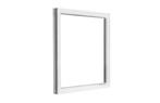 PVC raam vast b100xh100 cm HR++ Argon, Doe-het-zelf en Bouw, Glas en Ramen, Gevelraam of Ruit, 80 tot 120 cm, 80 tot 120 cm, Nieuw