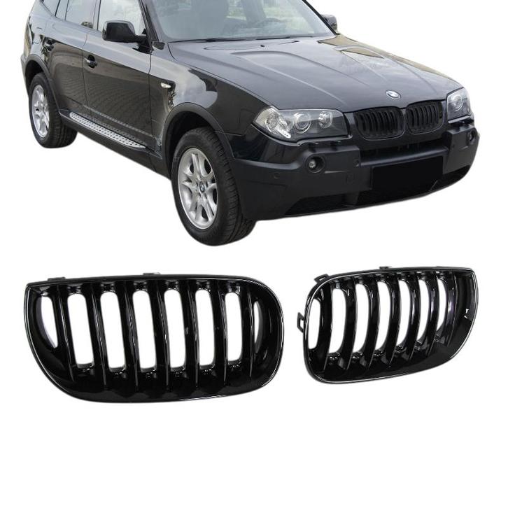 Grillen set| Nieren | BMW X3 | E83 LCI 5d suv | 2006-2010 |, Auto-onderdelen, Carrosserie, Nieuw, BMW, Verzenden