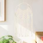 vidaXL Wandhanger macramé 40x80 cm katoen, Huis en Inrichting, Stoffering | Tapijten en Vloerkleden, Verzenden, Nieuw