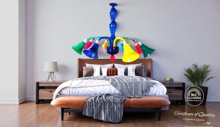 SLC Illumina - Lustre - Cristal - Lampe en verre soufflé, Antiek en Kunst, Kunst | Designobjecten