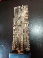 Arnaldo Pomodoro (1926) - sculptuur, Stele - 19 cm - Zilver, Antiek en Kunst