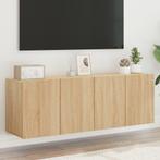 vidaXL Tv-meubels 2 st wandgemonteerd 60x30x41 cm sonoma, Huis en Inrichting, Kasten |Televisiemeubels, Verzenden, Nieuw