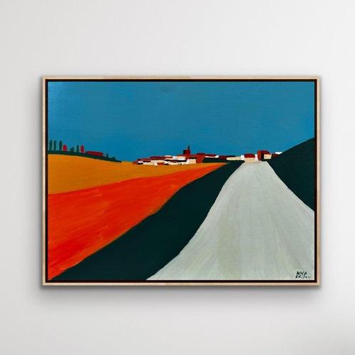 Alonso Cuesta - Cirauqui — XL, Antiek en Kunst, Kunst | Schilderijen | Modern